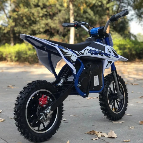 Small store boy motorbike